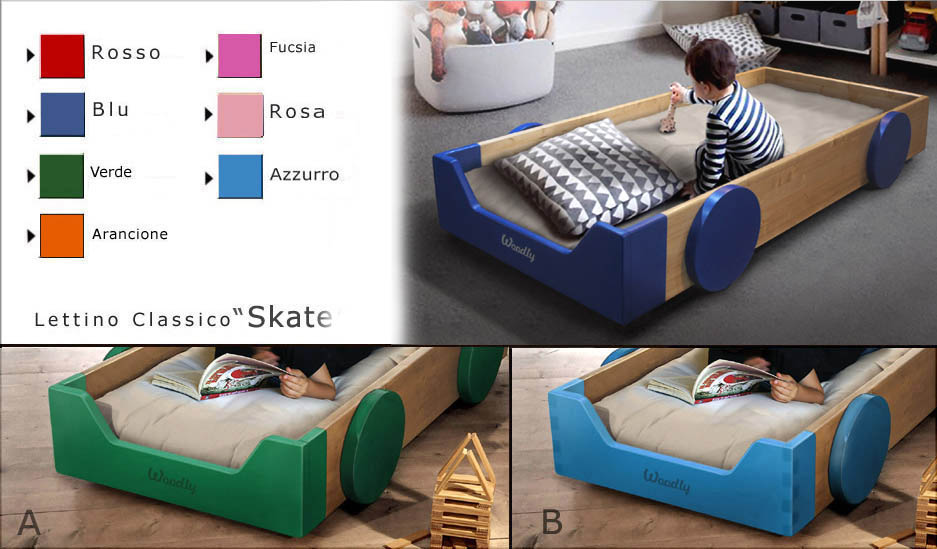 Lettino ecologico Montessori